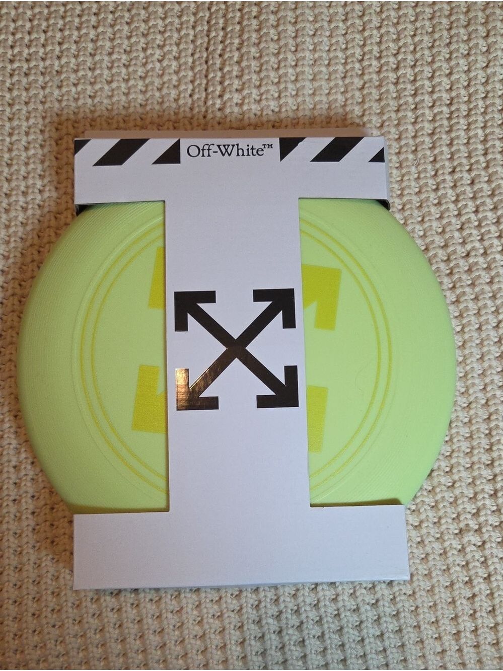 OFF-WHITE Virgil Abloh Green Sport Frisbee Professional Flying Disc New Sealed